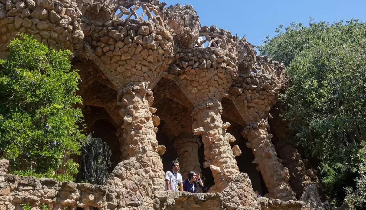 Park Güell columns